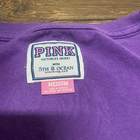 LSU Tigers Pink VIctorias Secret Top size Medium - Picture 3 of 5